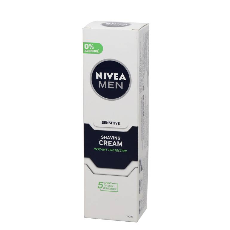NIVEA, Men, SENSITIVE, SHAVING, CREAM, 100, ML,
