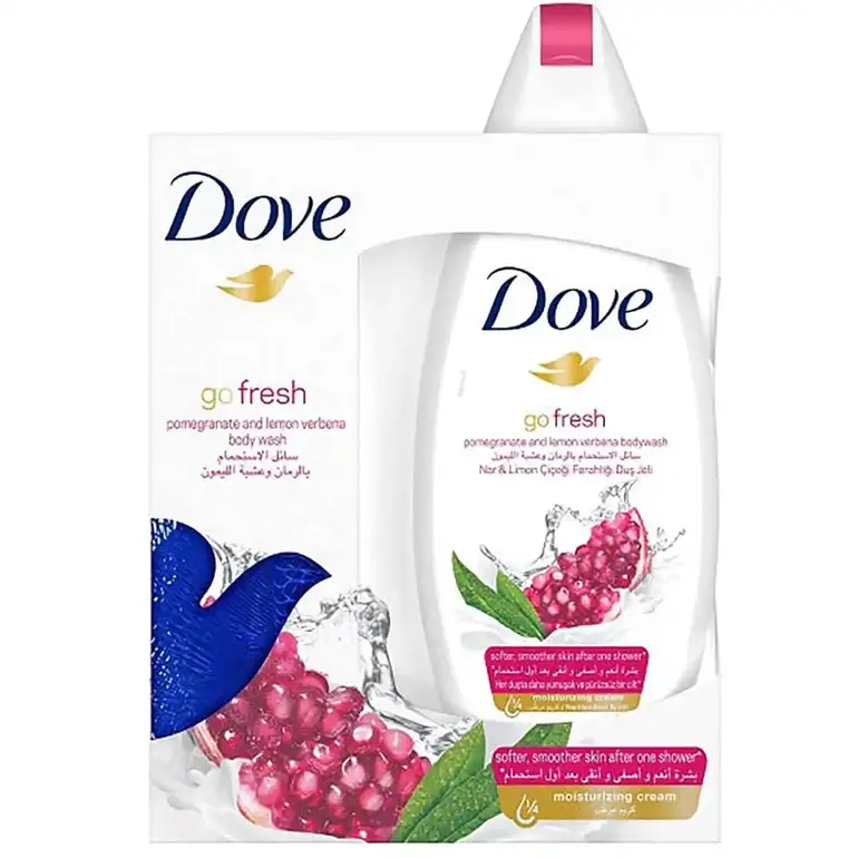 Dove, Body Wash, Pomegranate & Hibiscus Tea, with Loofah, 250ml