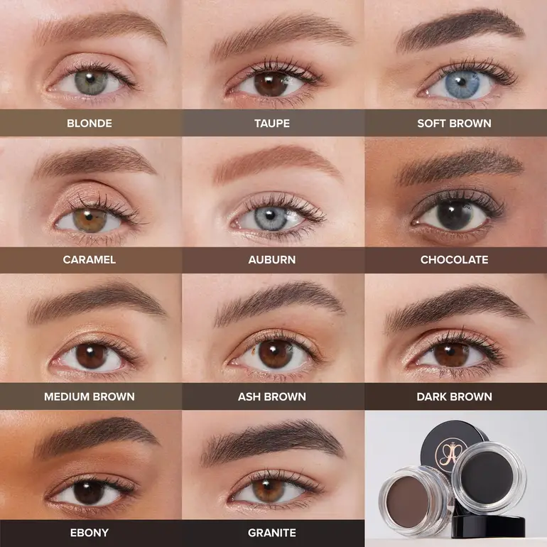 Anastasia, eyebrow gel - multiple shades