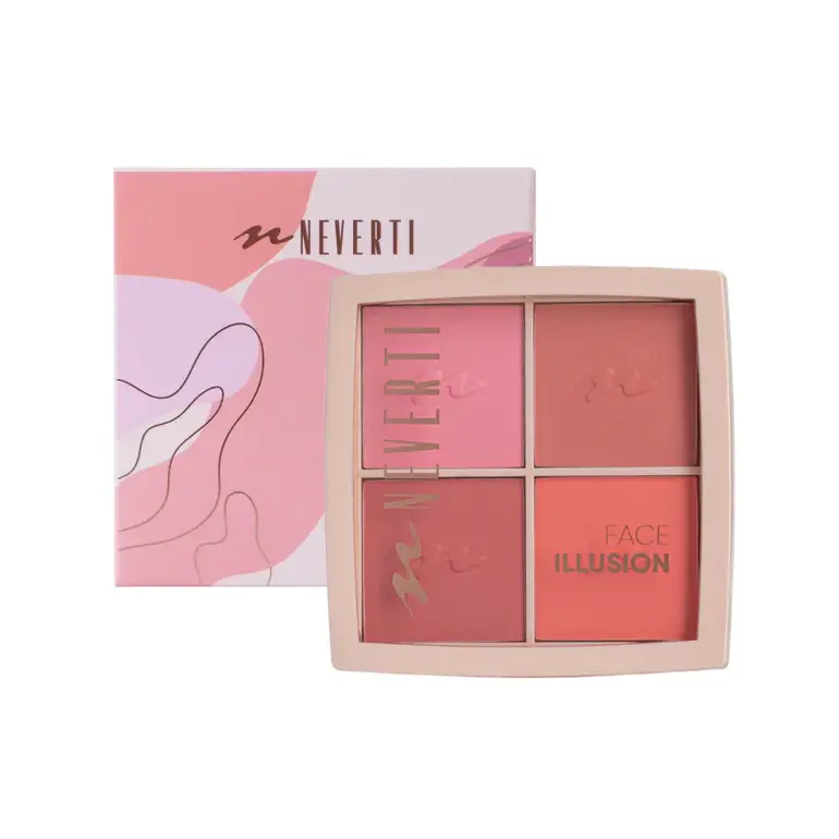 Neferti, Face Blush Palette - 4 Shades
