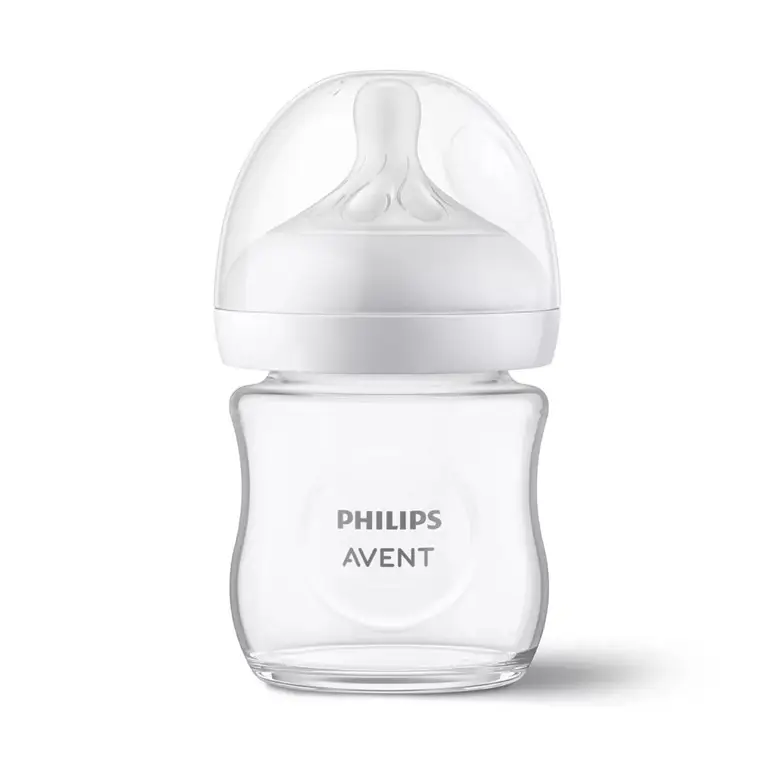 Philips Avent Natural Response Glass Baby Bottle - 120 ml (0m+)