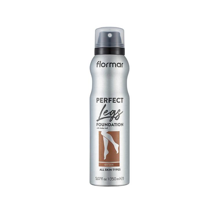 Flormar, Spray Foundation, For Feet and Spots, 03 Tan - 150ml