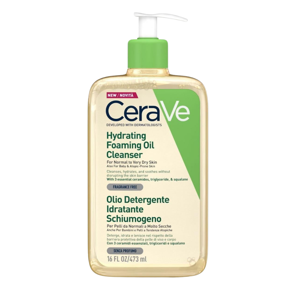 CeraVe, Moisturizing Foaming Cleanser Oil for Normal and Dry Skin, - 473ml