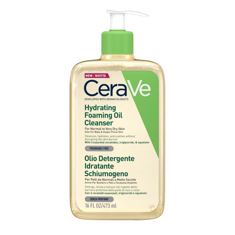 CeraVe, Moisturizing Foaming Cleanser Oil for Normal and Dry Skin, - 473ml