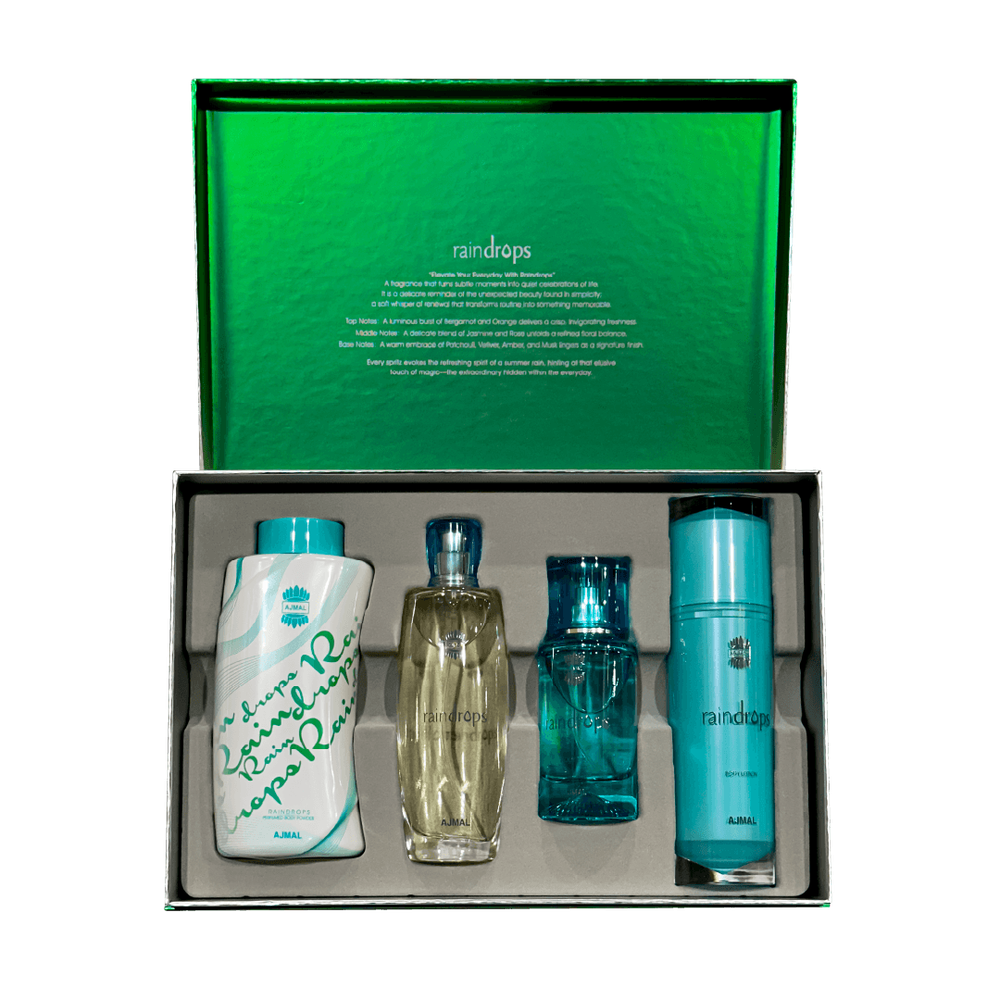 Ajmal, Raindrops Perfume Collection, 4 Pieces