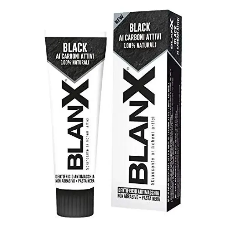 BlanX, Whitening Black Toothpaste, – 100% Natural Activated Charcoal