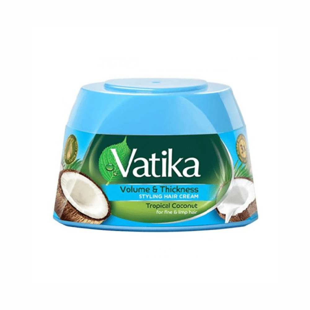 Vatika, Hair Cream, Tropical Coconut, Volume and Thickness