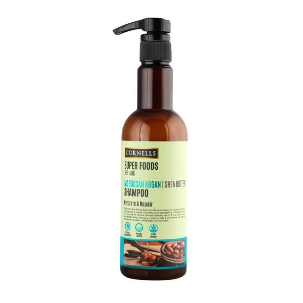 Cornells, Moroccan Shea & Argan Butter Shampoo, Superfood, - 500ml
