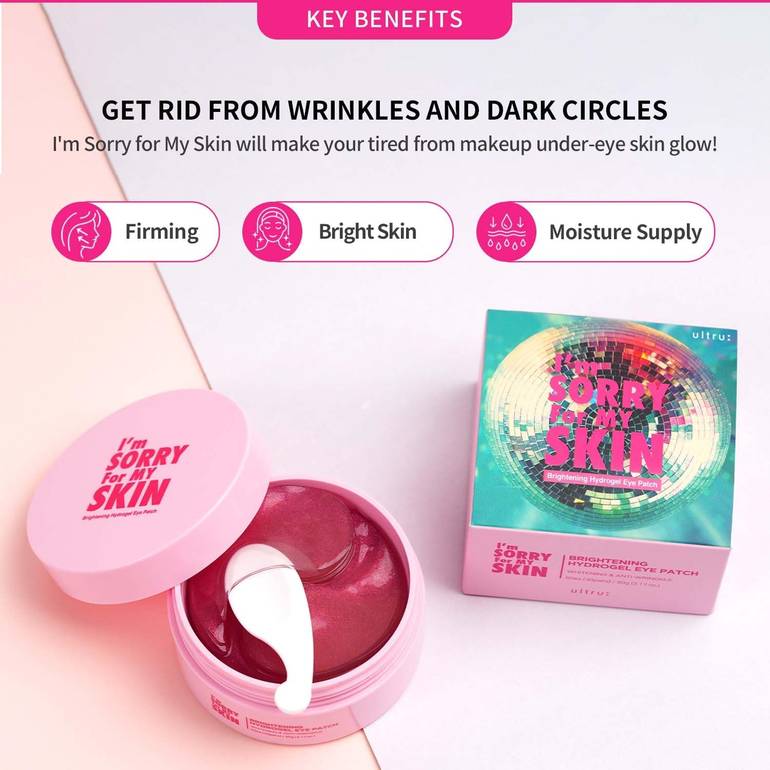 I'm Sorry, Under Eye Brightening Patches, Hydrogel - 90g