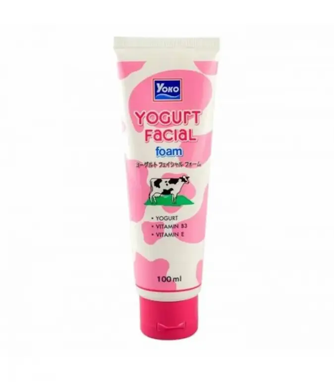 Yoko, Facial Cleansing Foam, with Yogurt, for Skin Nourishment, 100ml