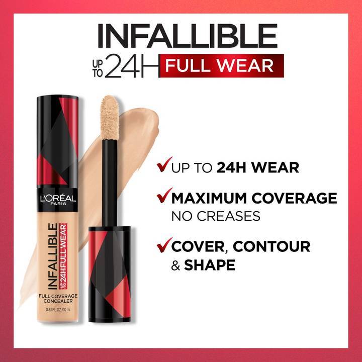 L'Oreal, Infallible, Concealer, Full Coverage, 327