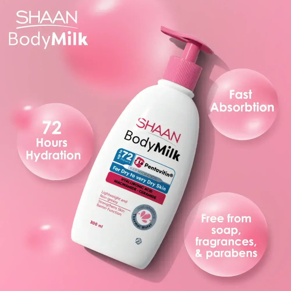SHAAN, Body Milk for Dry to Very Dry Skin - 300 ml