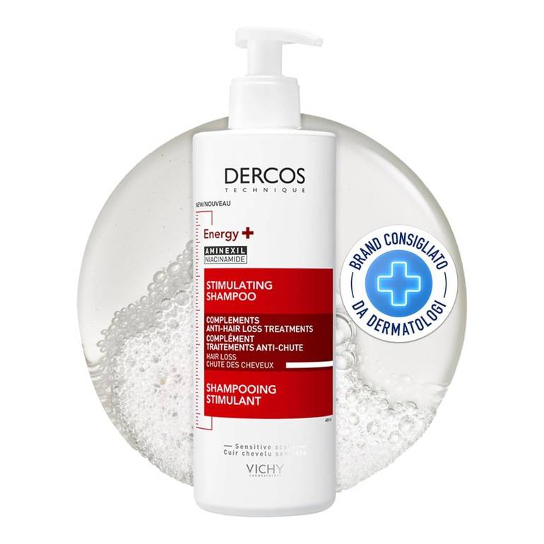 Vichy, Shampoo Dercos, Energizing, Anti-Hair Loss, -400ml