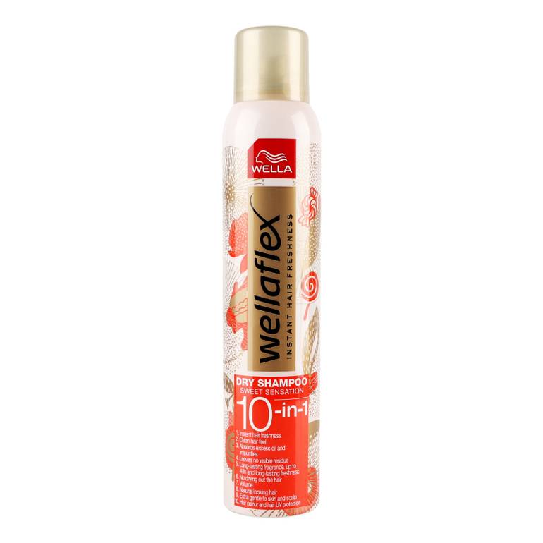 Wella Wellaflex Instant Hair Freshness Dry Shampoo – 10-in-1 (Sweet Sensation)