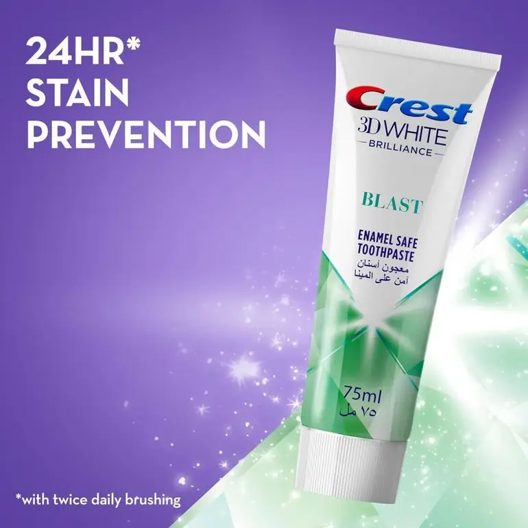 Crest, 3D White Toothpaste, Brilliance Fresh Power, 75ml