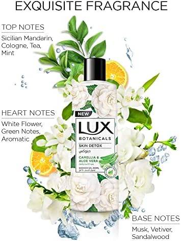 Lux, Body Wash, Camellia Flower & Aloe Vera, 500ml