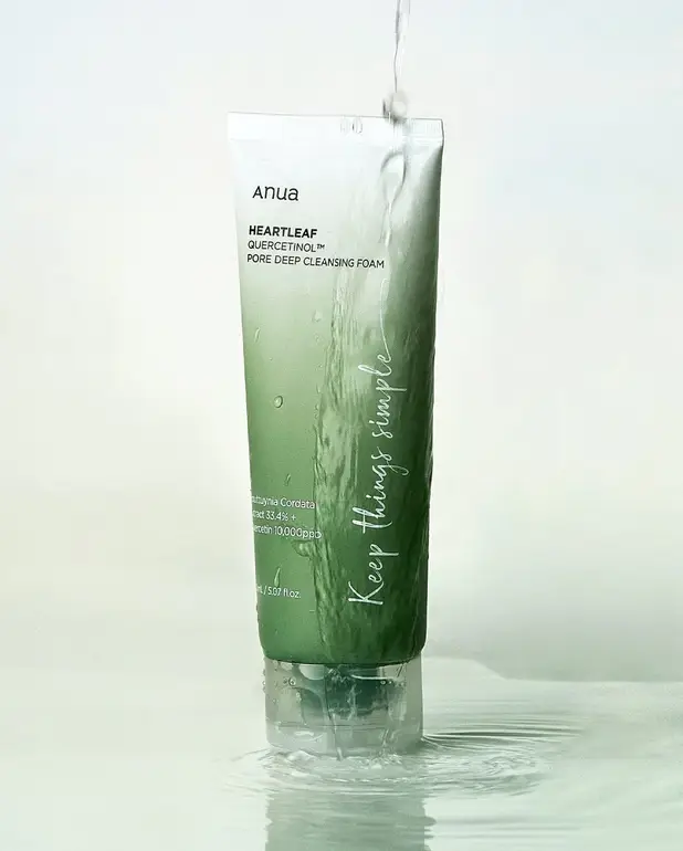Anua, Quercetinol Foam, for deep pore cleansing