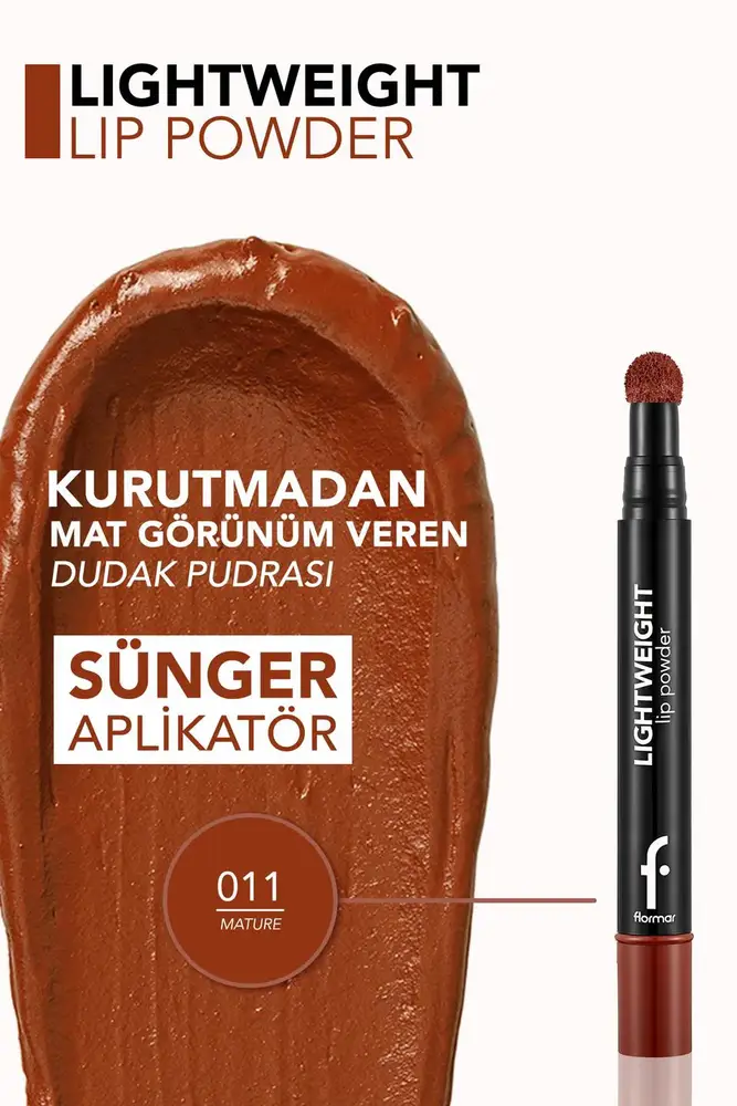 Flormar, Powder Lipstick, Moisturizing Light White, -11 MATURE