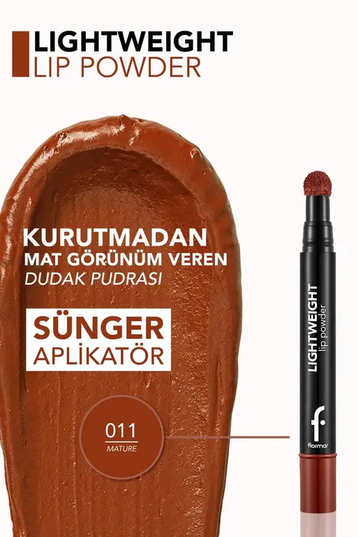 Flormar, Powder Lipstick, Moisturizing Light White, -11 MATURE