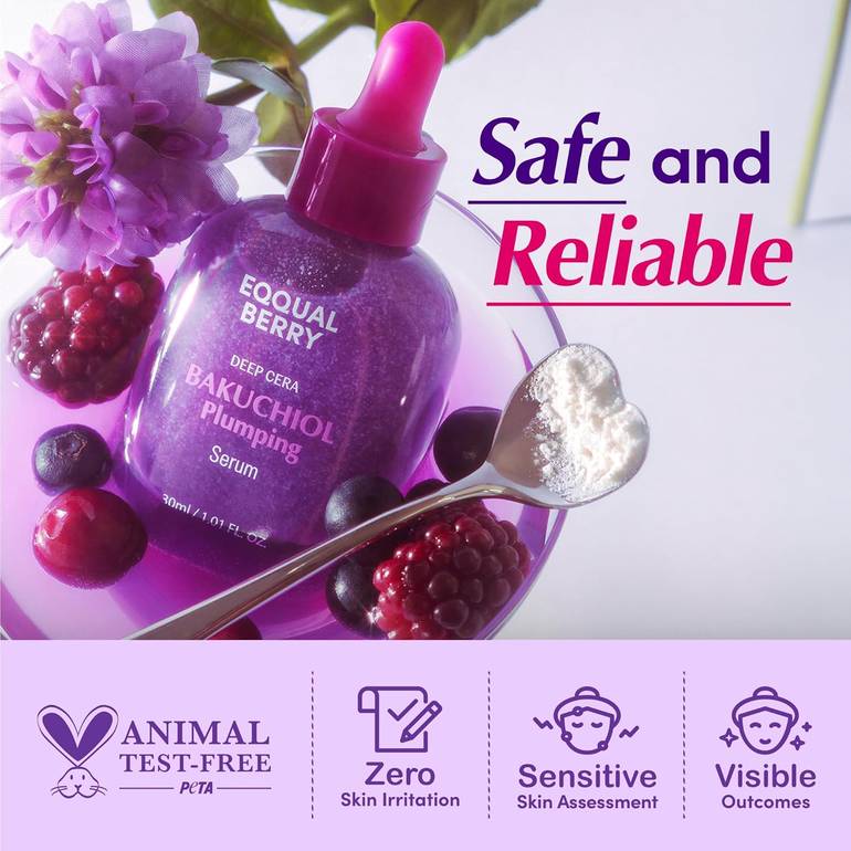 eqqual berry, Bakuchiol Firming Serum, 30ml