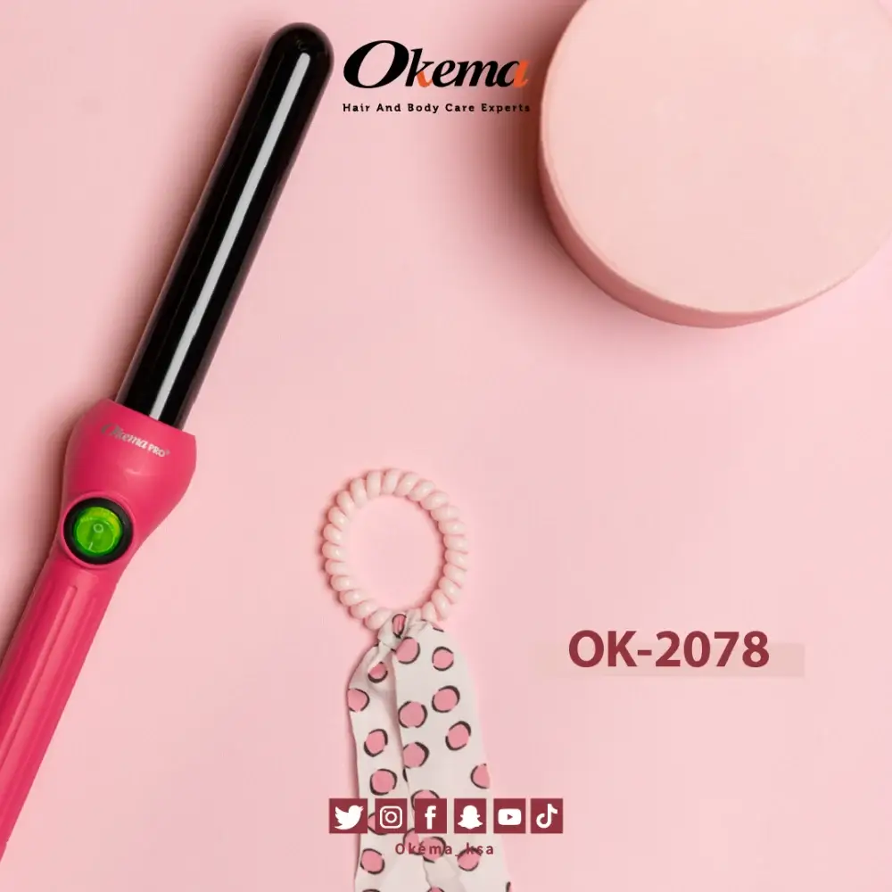 Okema Curly Hair Straightener, 25mm - OK2078