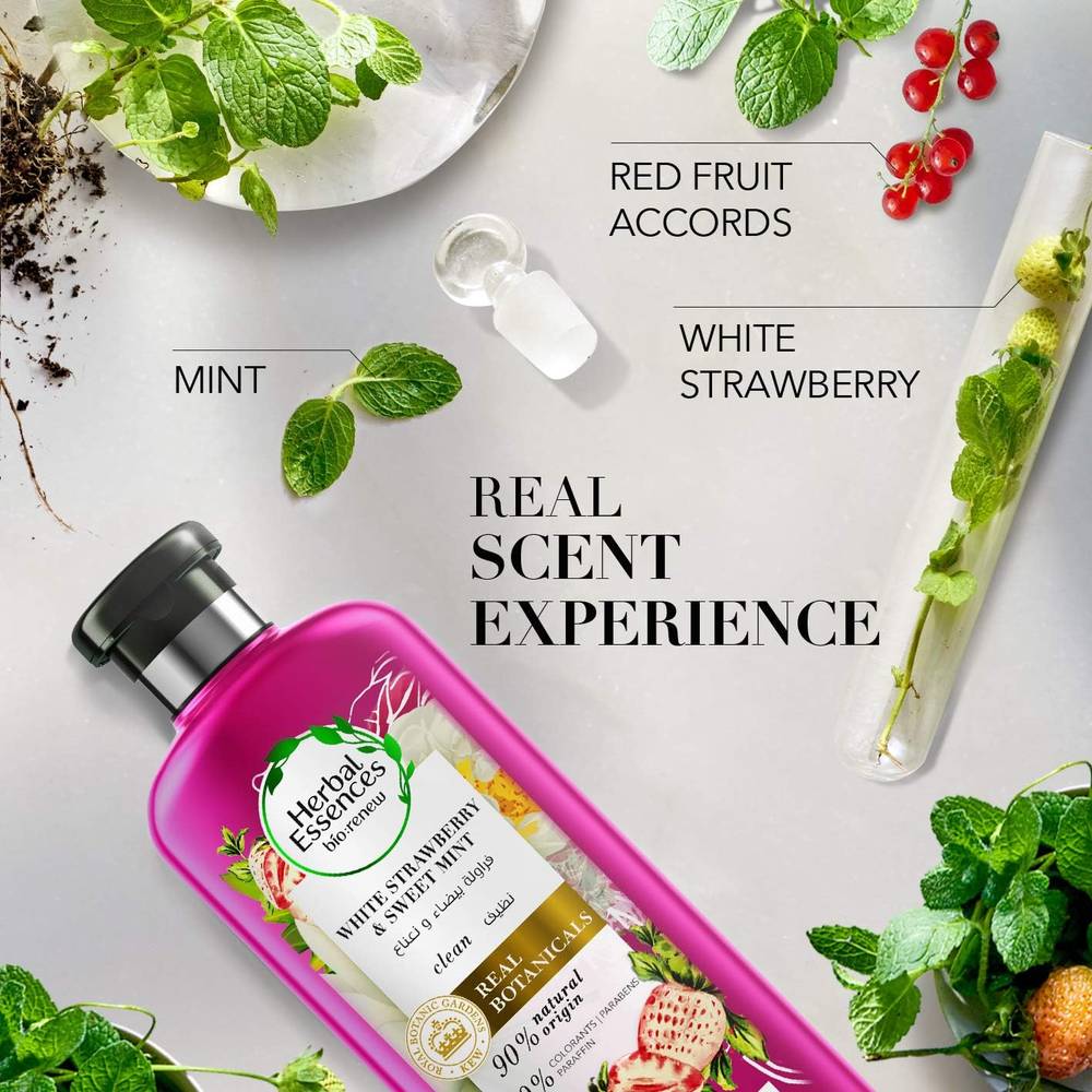 Herbal Essences, White Strawberry & Mint Conditioner, for clean hair, 400ml