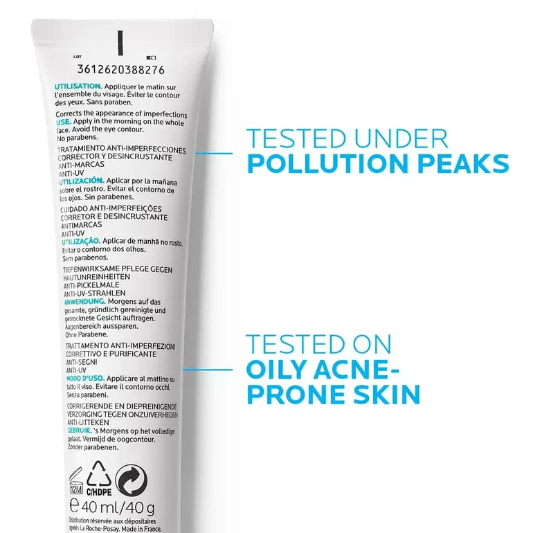 La Roche-Posay, Effaclar Duo + Complexion Corrector, with SPF 30 protection,