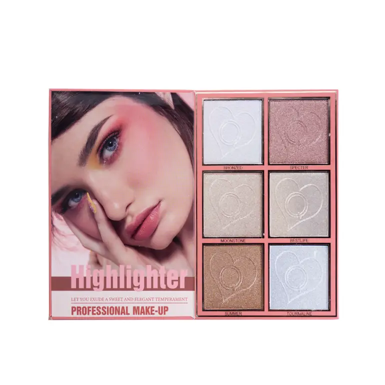 Christine, 3-in-1 Palette, Eyeshadow + Highlighter + Blush - CH-K2309