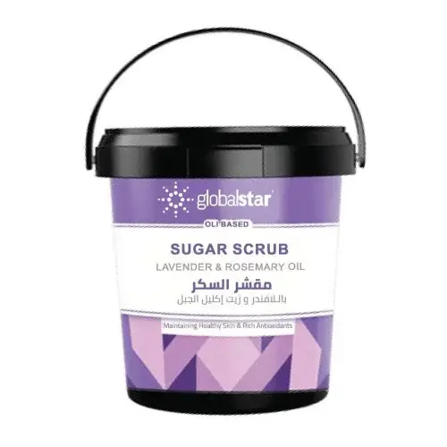 جلوبال ستار, مقشر السكر, بالافندر وزيت اكليل الجبل, - 600جم