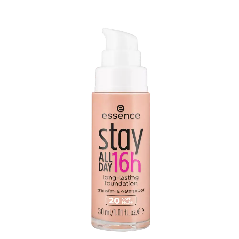 Essence Stay All Day Long Wear Foundation Waterproof 16 Hours No. 20 Soft Nude