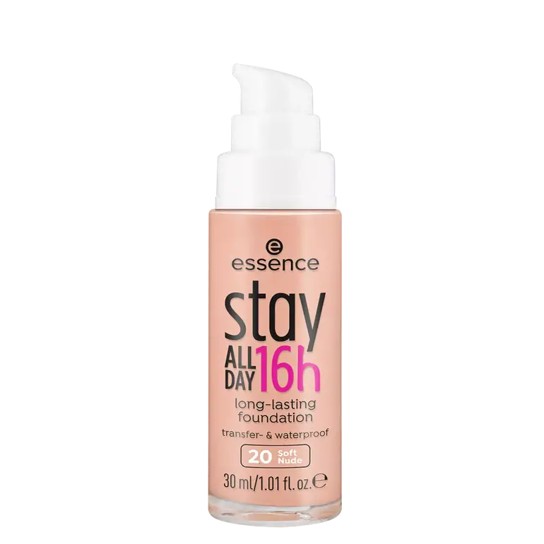 Essence Stay All Day Long Wear Foundation Waterproof 16 Hours No. 20 Soft Nude