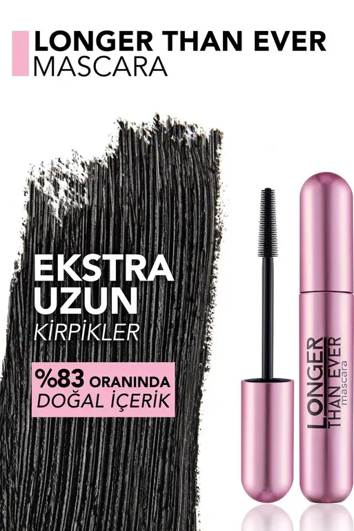 Flormar, Long Than Ever Mascara, For Intense Lash Effect, 10 ml