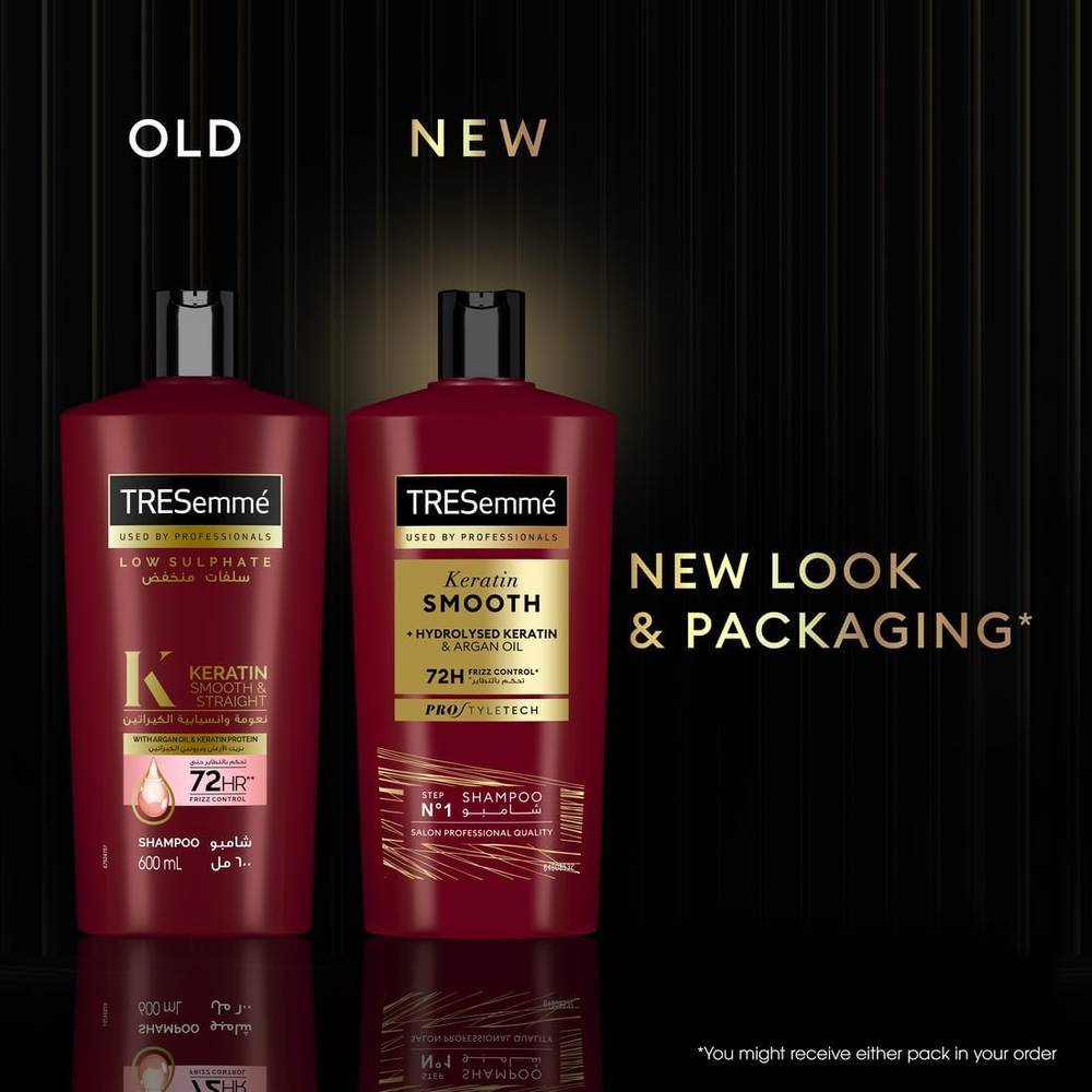 TRESemmé, Keratin Smooth Shampoo, with Argan Oil for Dry Hair, 200ml