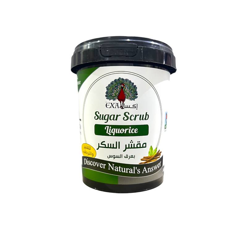 اكسا, مقشر السكر بعرق السوس, -600جم