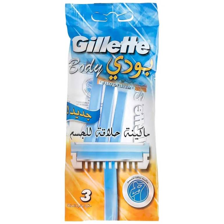 Gillette, Body Razor, 3 Count
