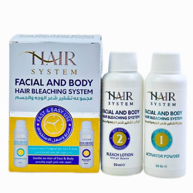 Hair System, Set, Bleaching, Hair, Face, and Body,
