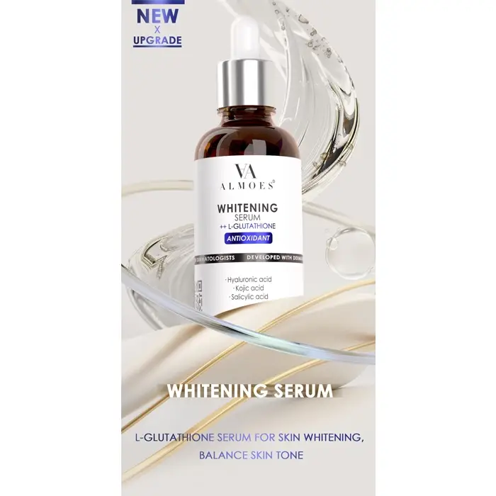Glutathione, Skin, Whitening, Serum, 30ml, - Almoes