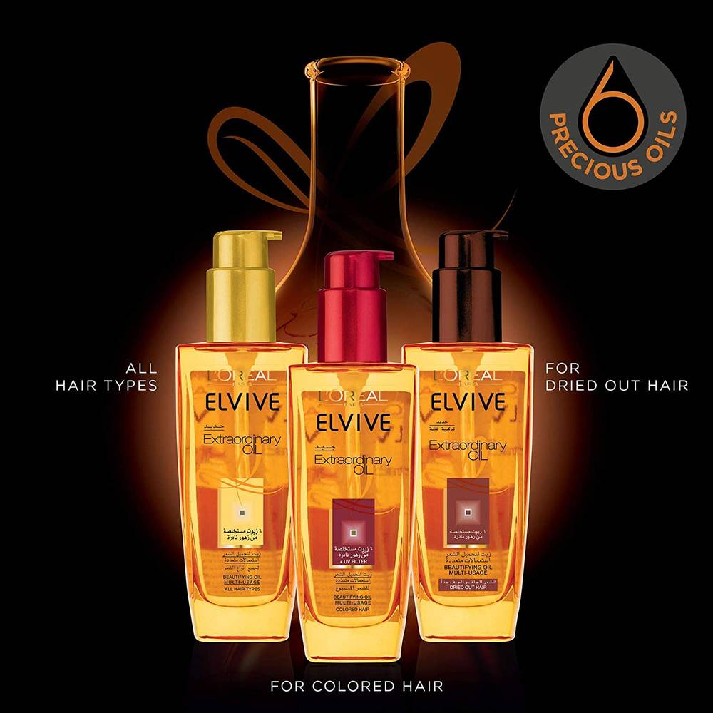L'Oréal, Elvive Hair Serum, with Rich Jojoba Oil, - 100ml