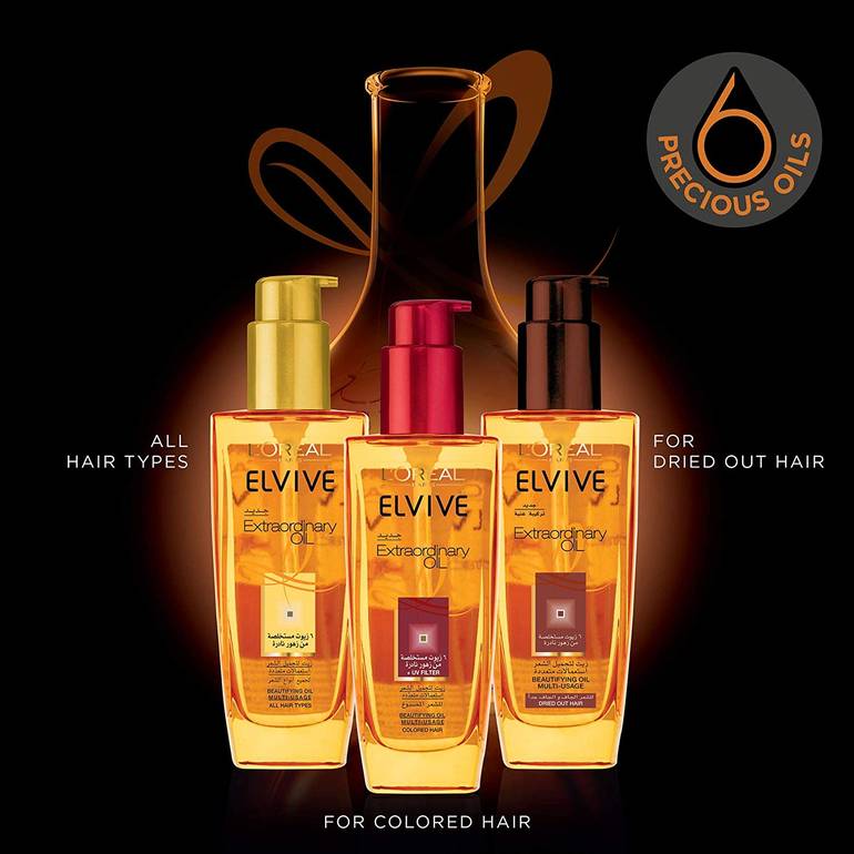 L'Oréal, Elvive Hair Serum, with Rich Jojoba Oil, - 100ml
