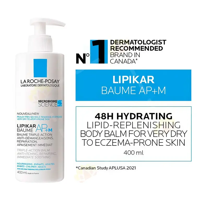 La Roche-Posay, Lipikar AB+M Triple, Repair Moisturizer Balsam, Creamو - 400ml