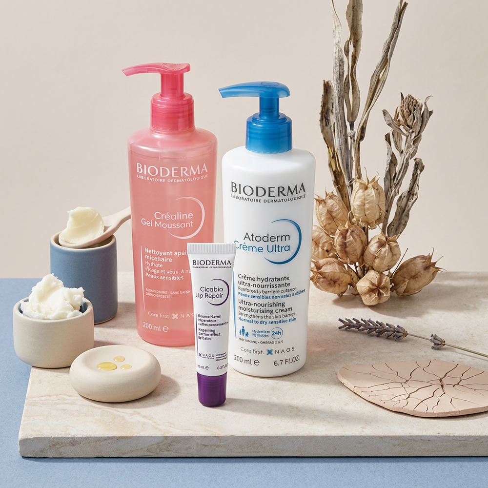 Rosy Package for Comprehensive Dry Skin Care - 3Pieces