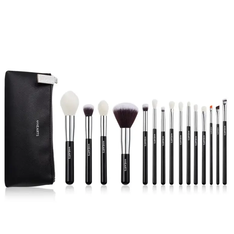 HEARTS Professional Makeup Brush Set – 15 PCS