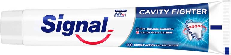 Signal Gel Toothpaste, anti-cavity, double effect and protection
