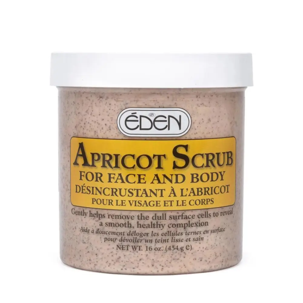  EDEN, apricot scrub, for face and body, - 454 g