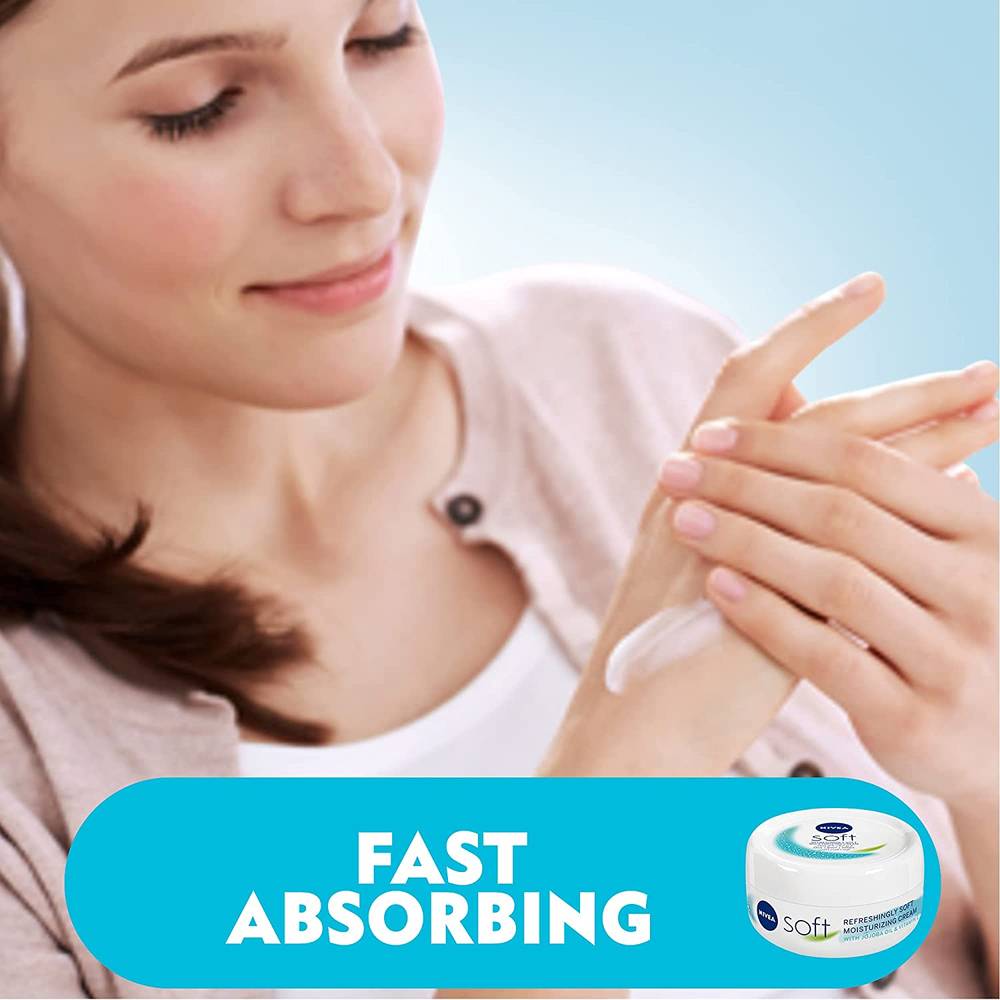 NIVEA, Soft Cream, Moisturizing and Softening Body, and Skin, - 300ml