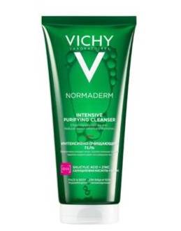  Vichy, Normaderm Cleansing Gel, for Oily and Sensitive Skin, 200ml