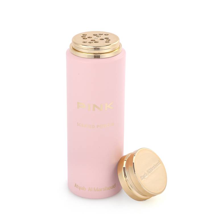 Atiyab Al Marshood, Pink Body Oil + Body Powder Set - 210g