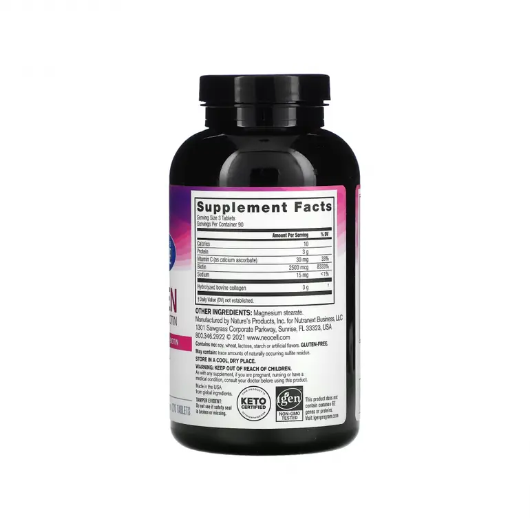 Neocell, Super Collagen, + Vitamin C, & Biotin, - 270 Tablets