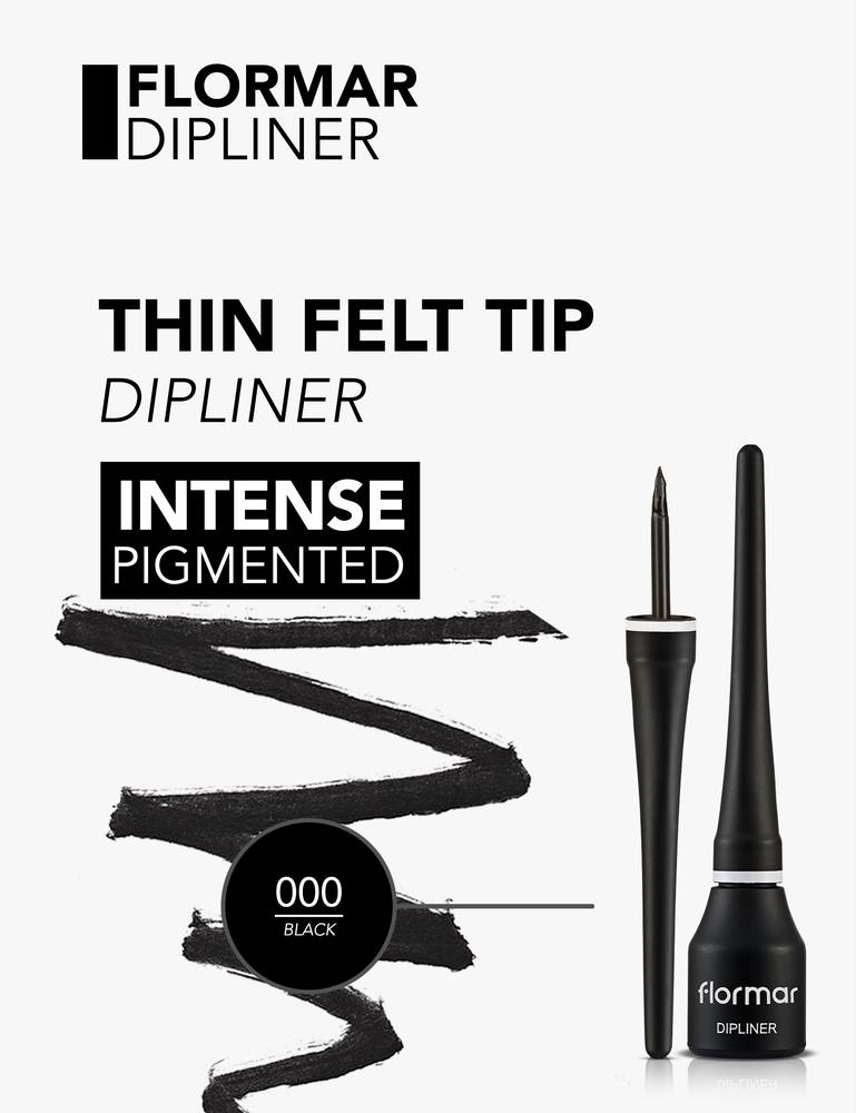Flormar, deep eyeliner, eyeliner, - black