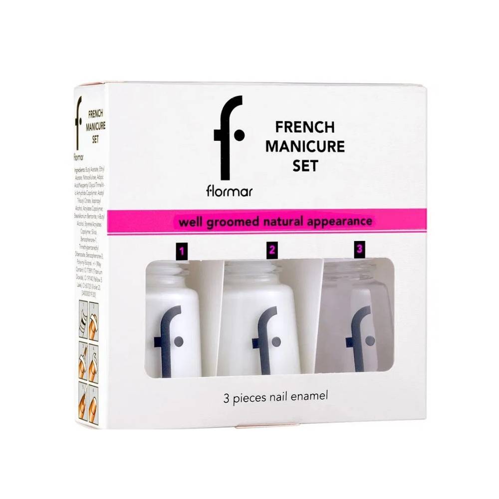 Flormar, Nail Polish, French Manicure Set, 227 - 3 pieces